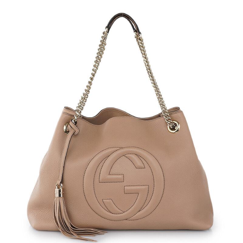Gucci Monogram Chain Leather Crossbody
