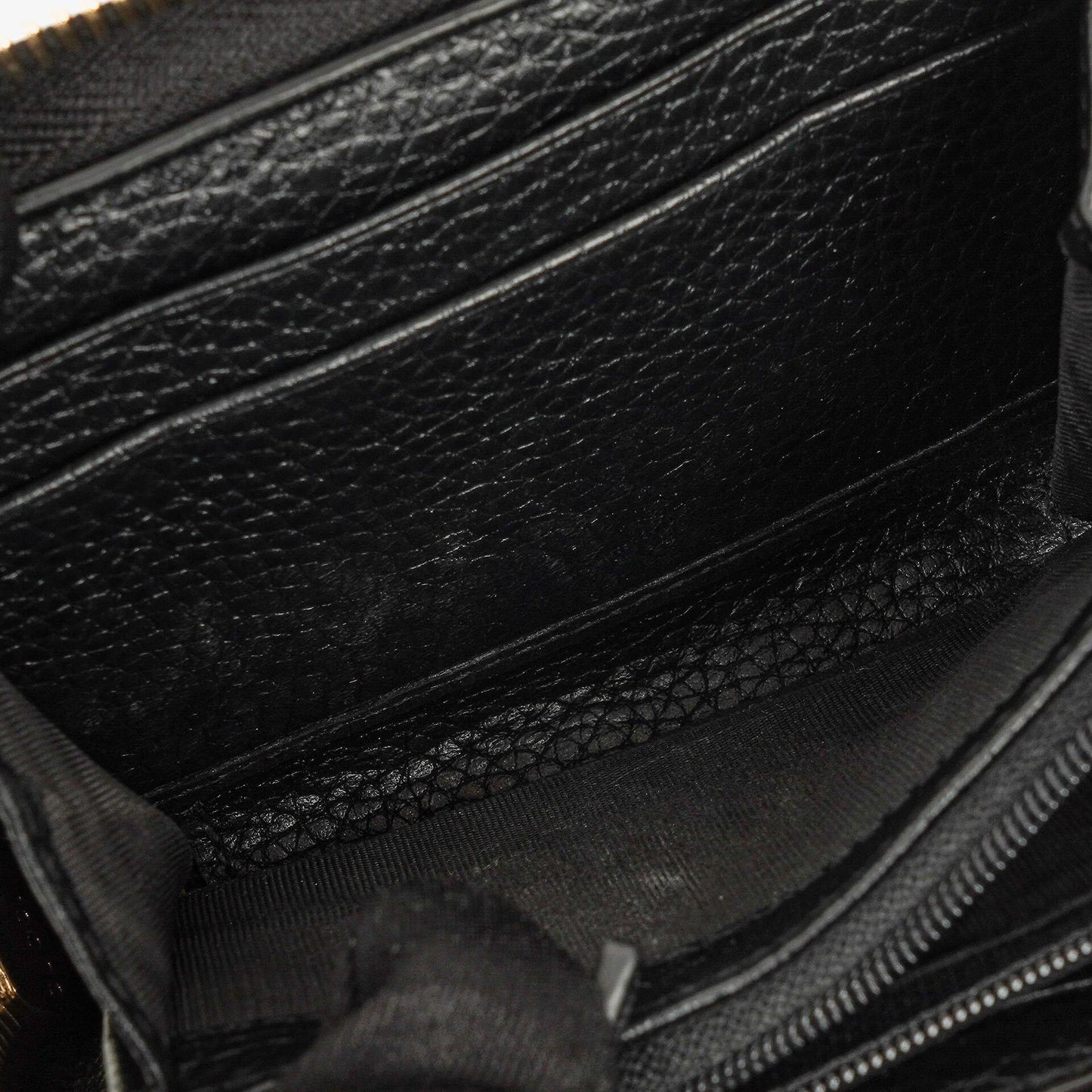 Gucci Soho Black Leather Coin Case