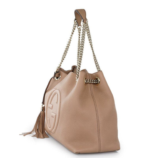 Gucci Monogram Chain Leather Crossbody
