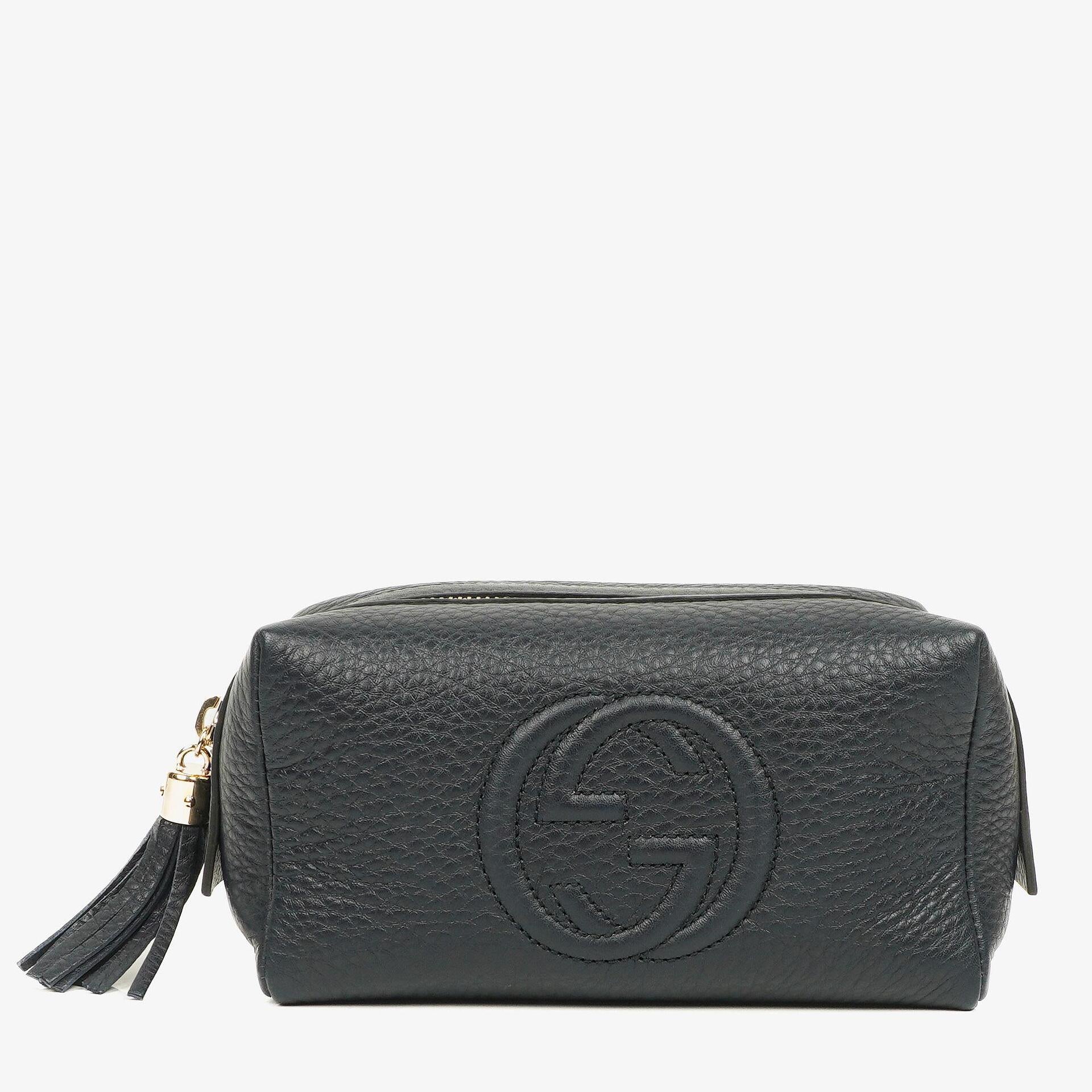 Gucci Navy Soho Cosmetic Bag