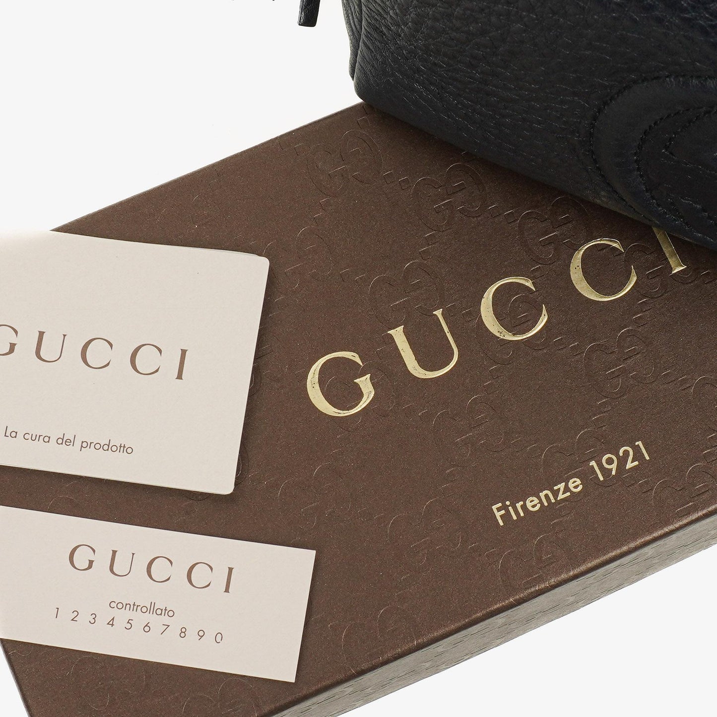 Gucci Navy Soho Cosmetic Bag