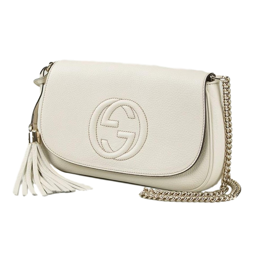 Gucci Monogram Chain Leather Crossbody