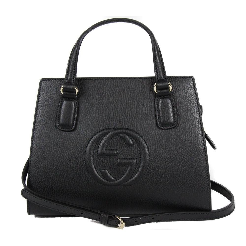 Gucci Monogram Leather Tote