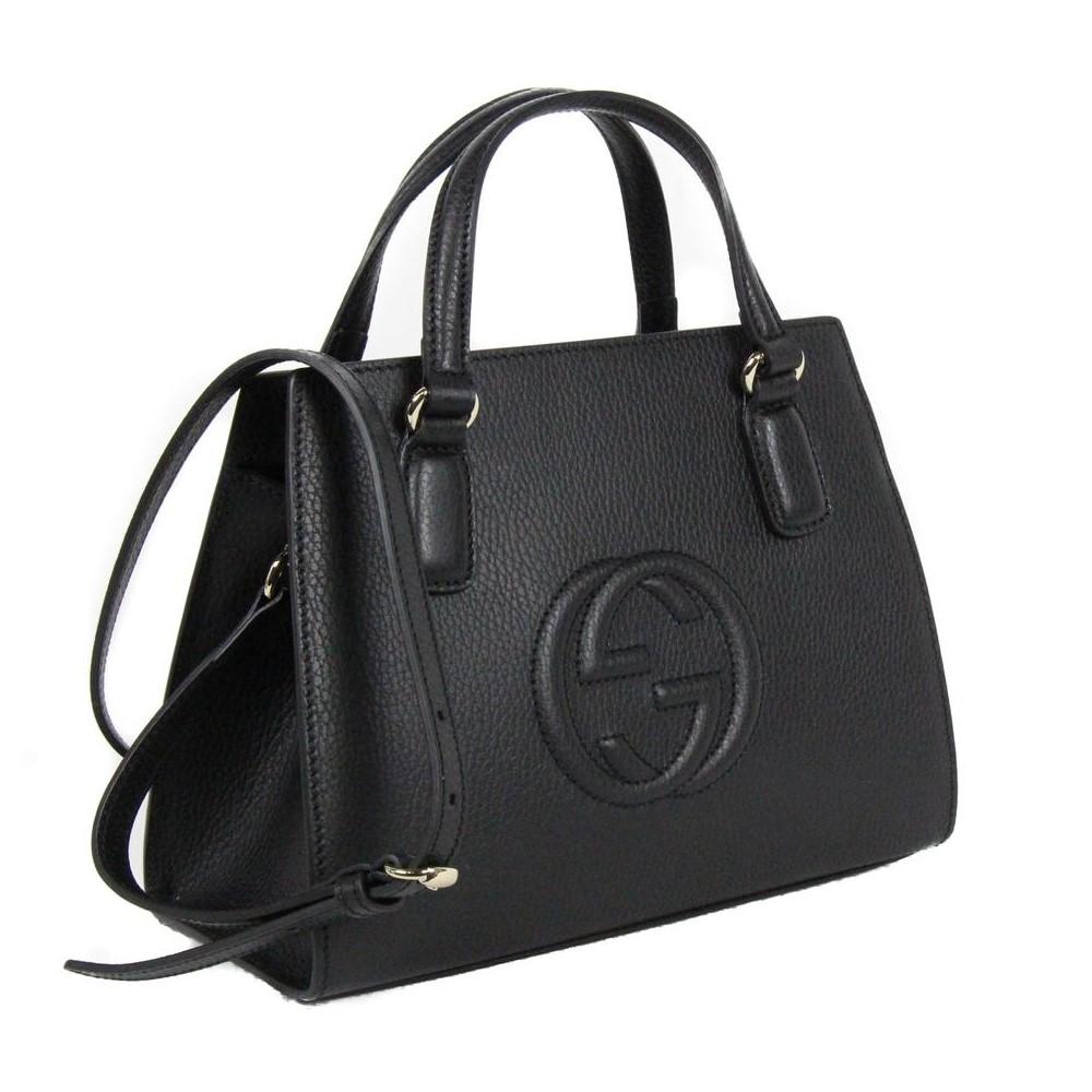 Gucci Monogram Leather Tote