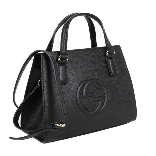 Gucci Monogram Leather Tote