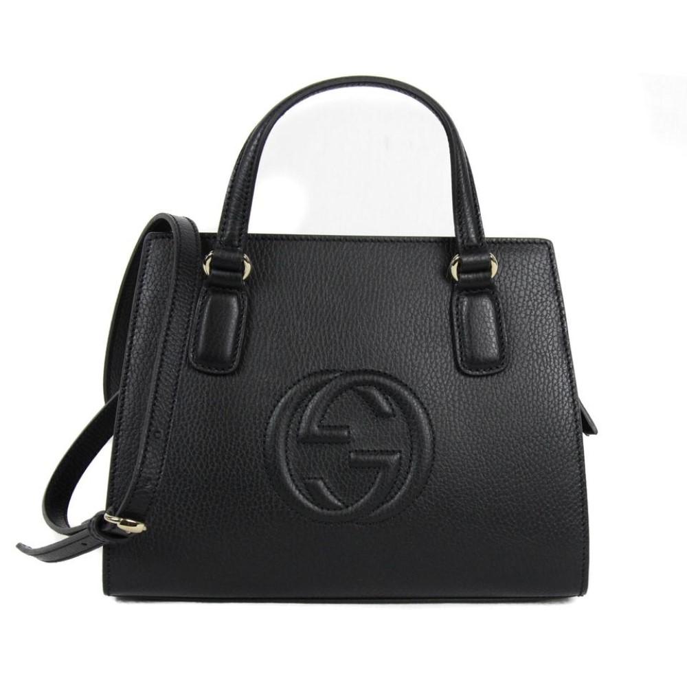 Gucci Monogram Leather Tote