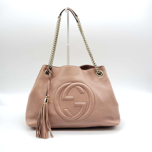 Gucci Soho Leather Chain Shoulder Bag Style 1