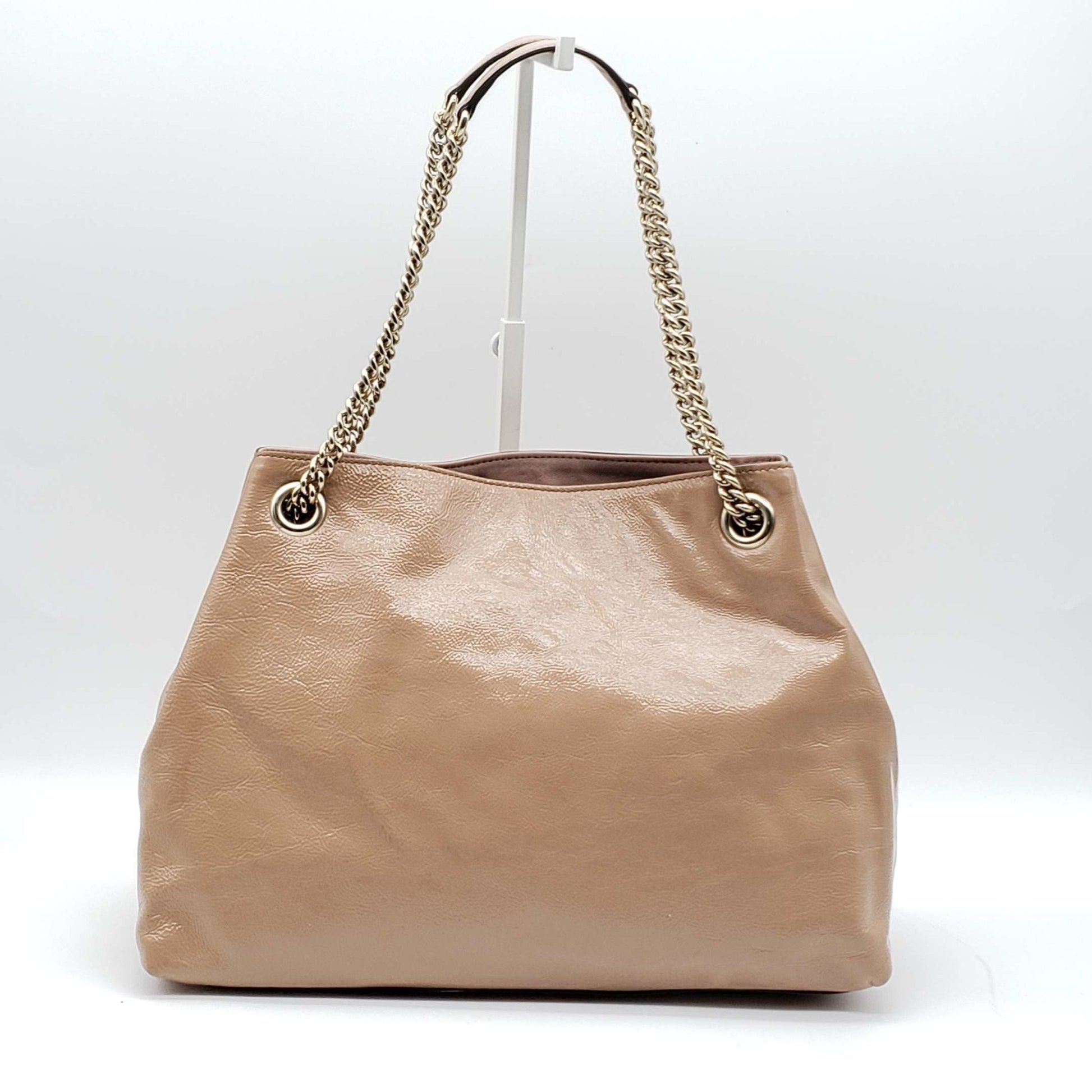 Gucci Soho Leather Patent Leather Shoulder Bag Style 1