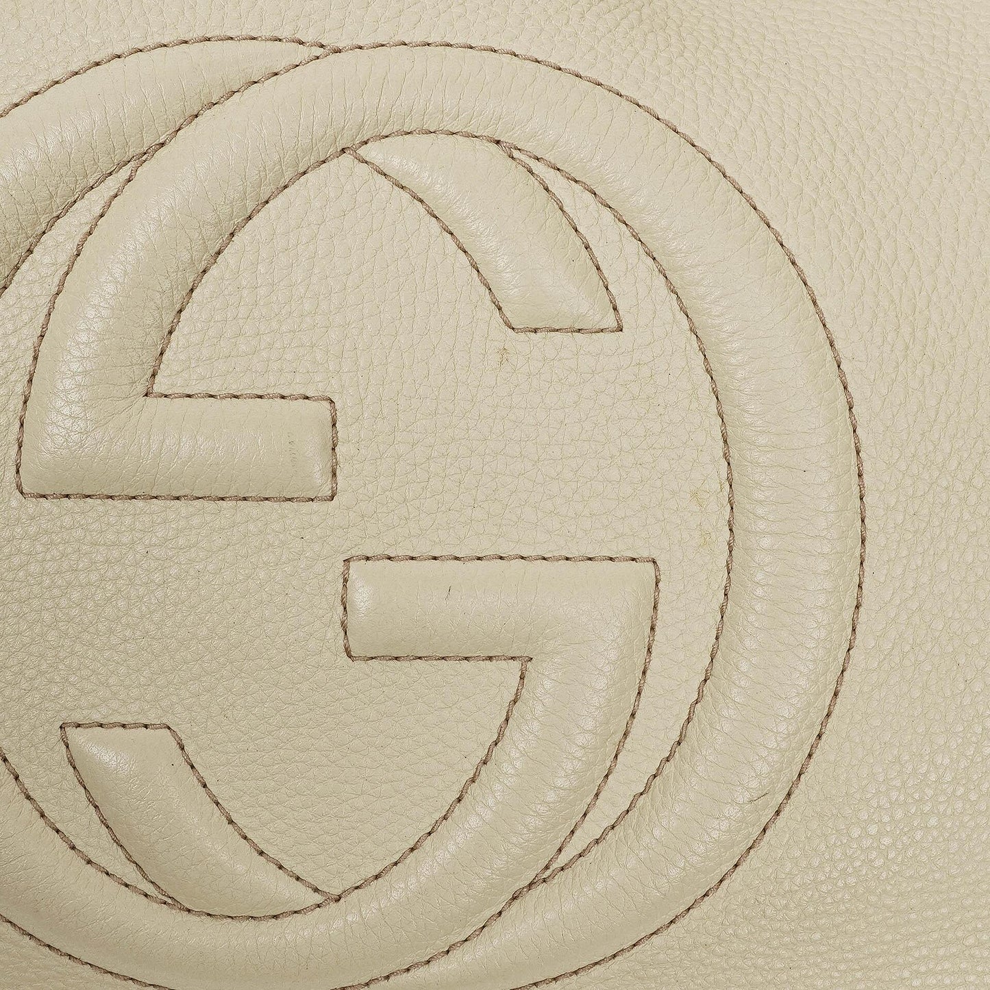 Gucci Soho Pebbled Calfskin Chain Tote Bag