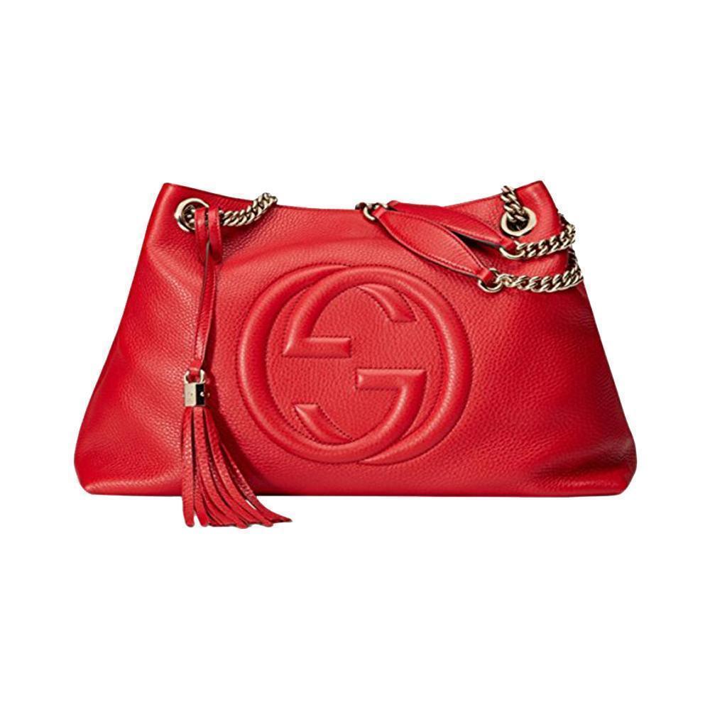 Gucci Chain Leather Tote