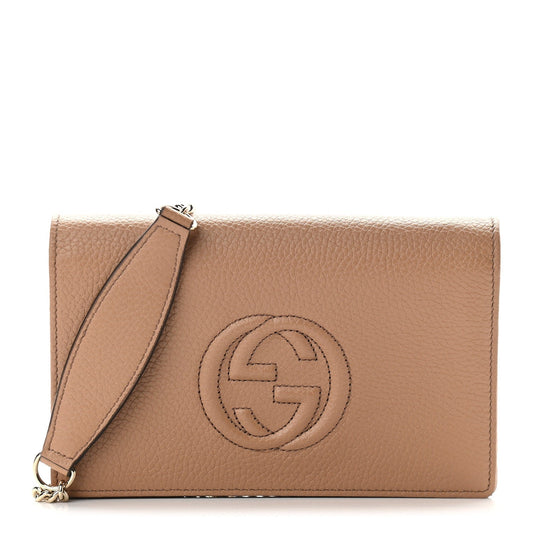 Gucci Chain Leather Crossbody