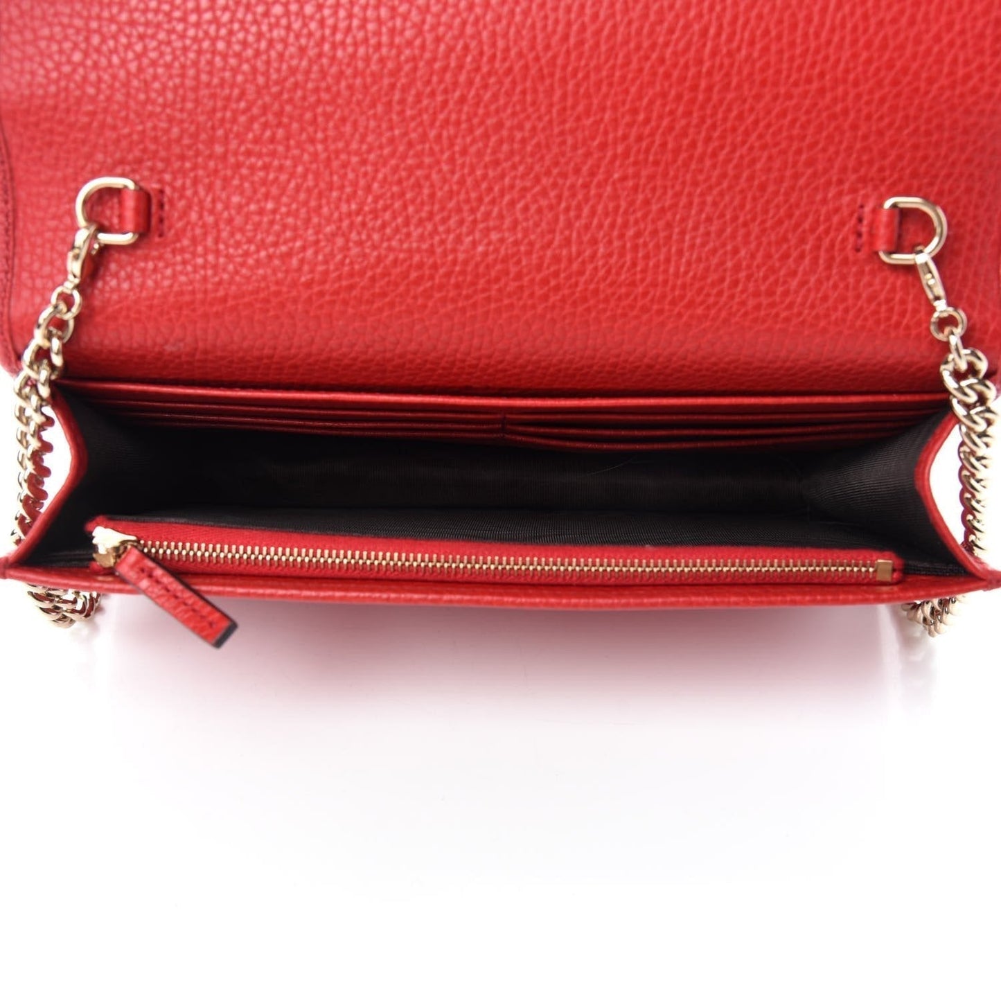 Gucci Monogram Chain Leather Crossbody