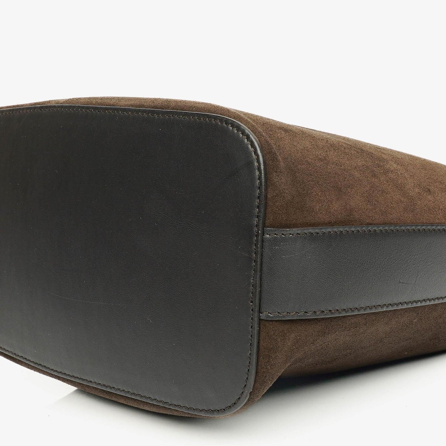 Gucci Suede and Leather Hobo Shoulder Bag
