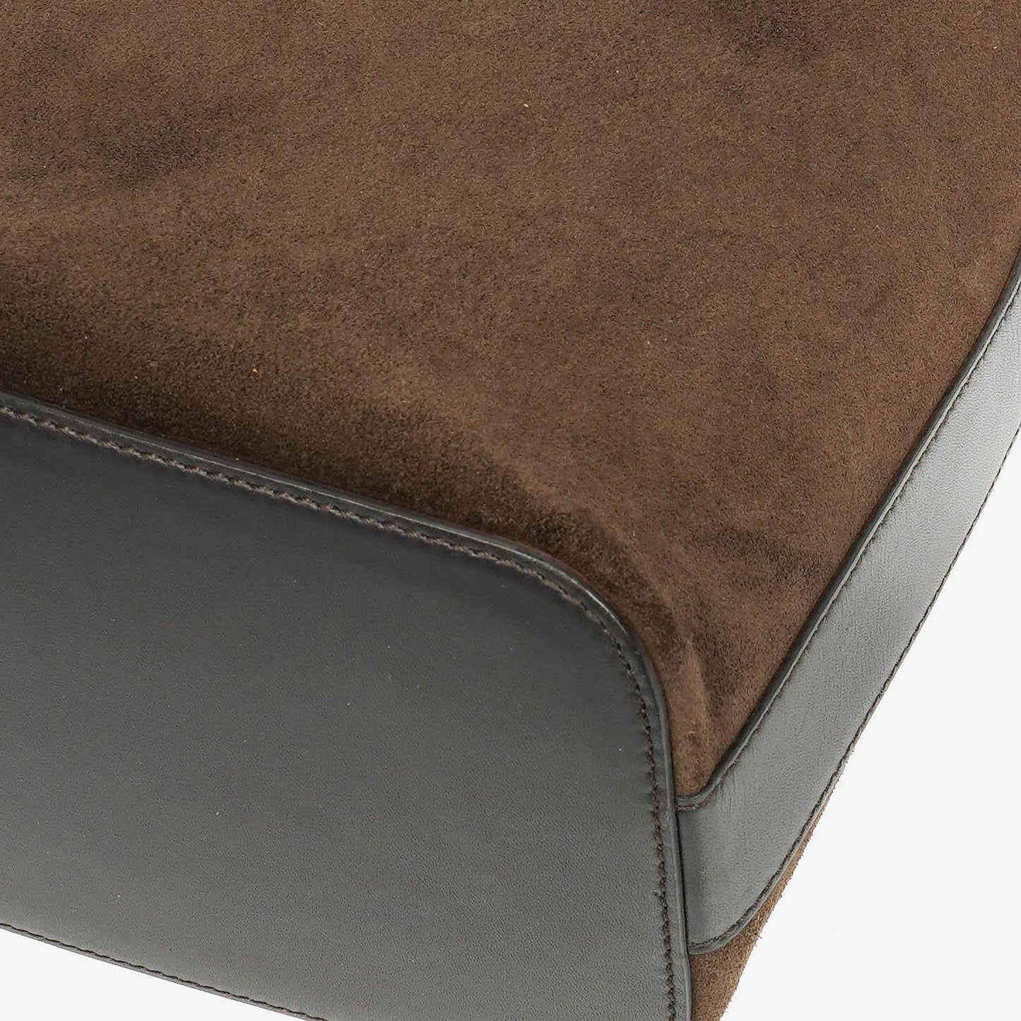 Gucci Suede and Leather Hobo Shoulder Bag