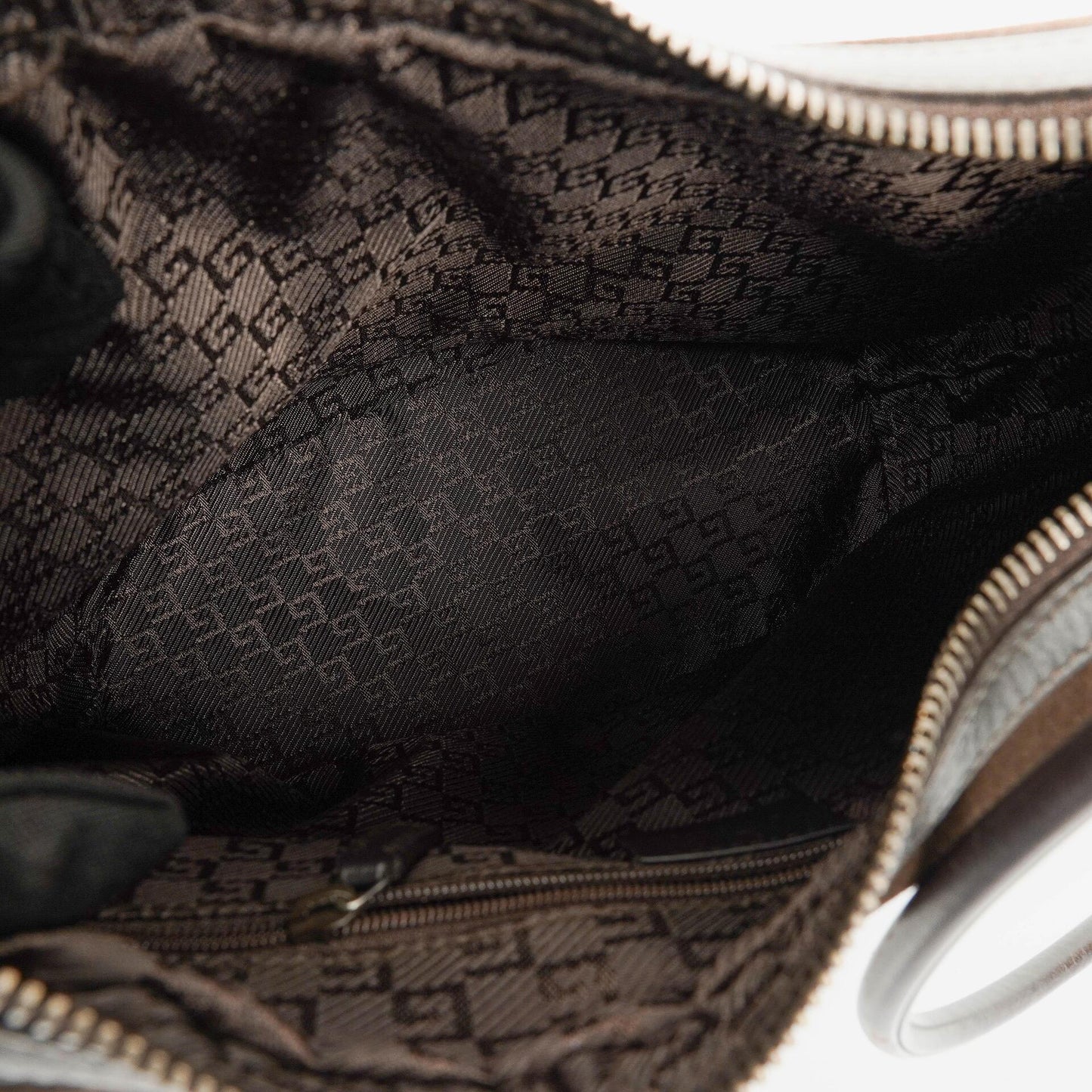 Gucci Suede and Leather Hobo Shoulder Bag