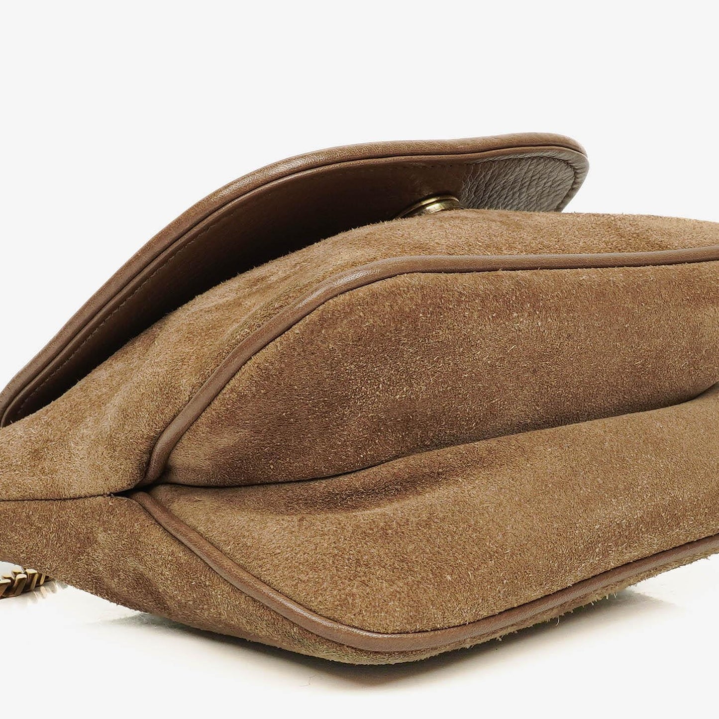 Gucci Suede Blondie Small Crossbody Bag