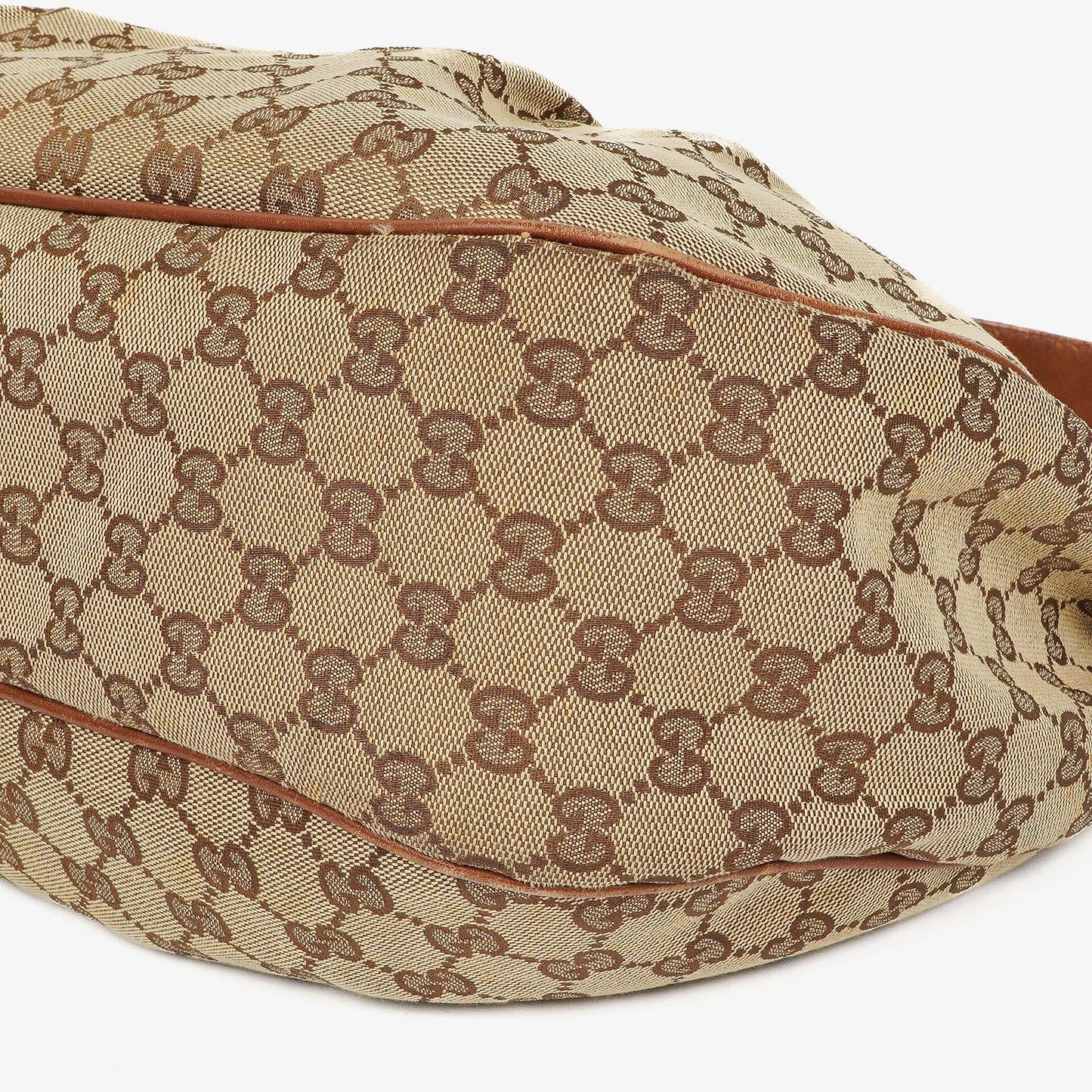 Gucci Sukey Medium Beige GG Canvas Hobo Bag