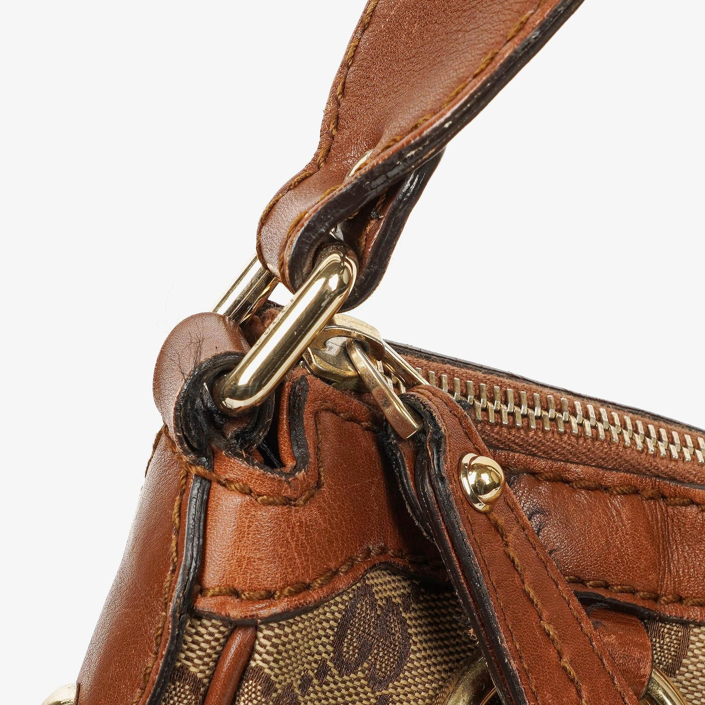 Gucci Sukey Medium Beige GG Canvas Hobo Bag