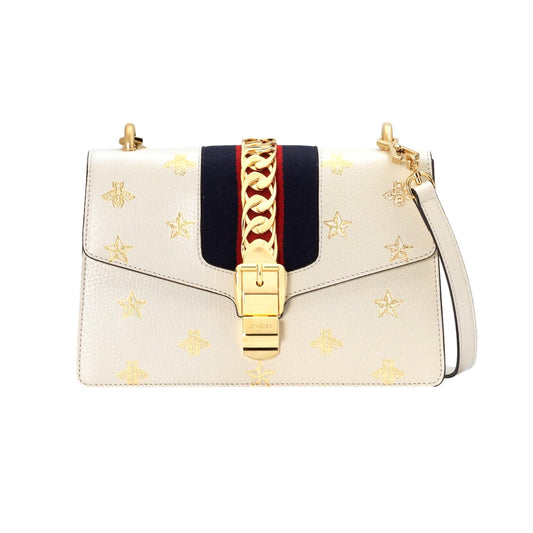 Gucci Lou Monogram Chain Leather Crossbody