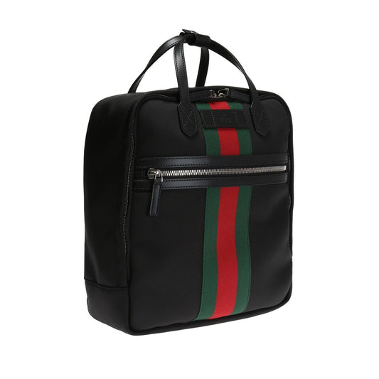 Gucci Monogram Nylon Leather Canvas Crossbody