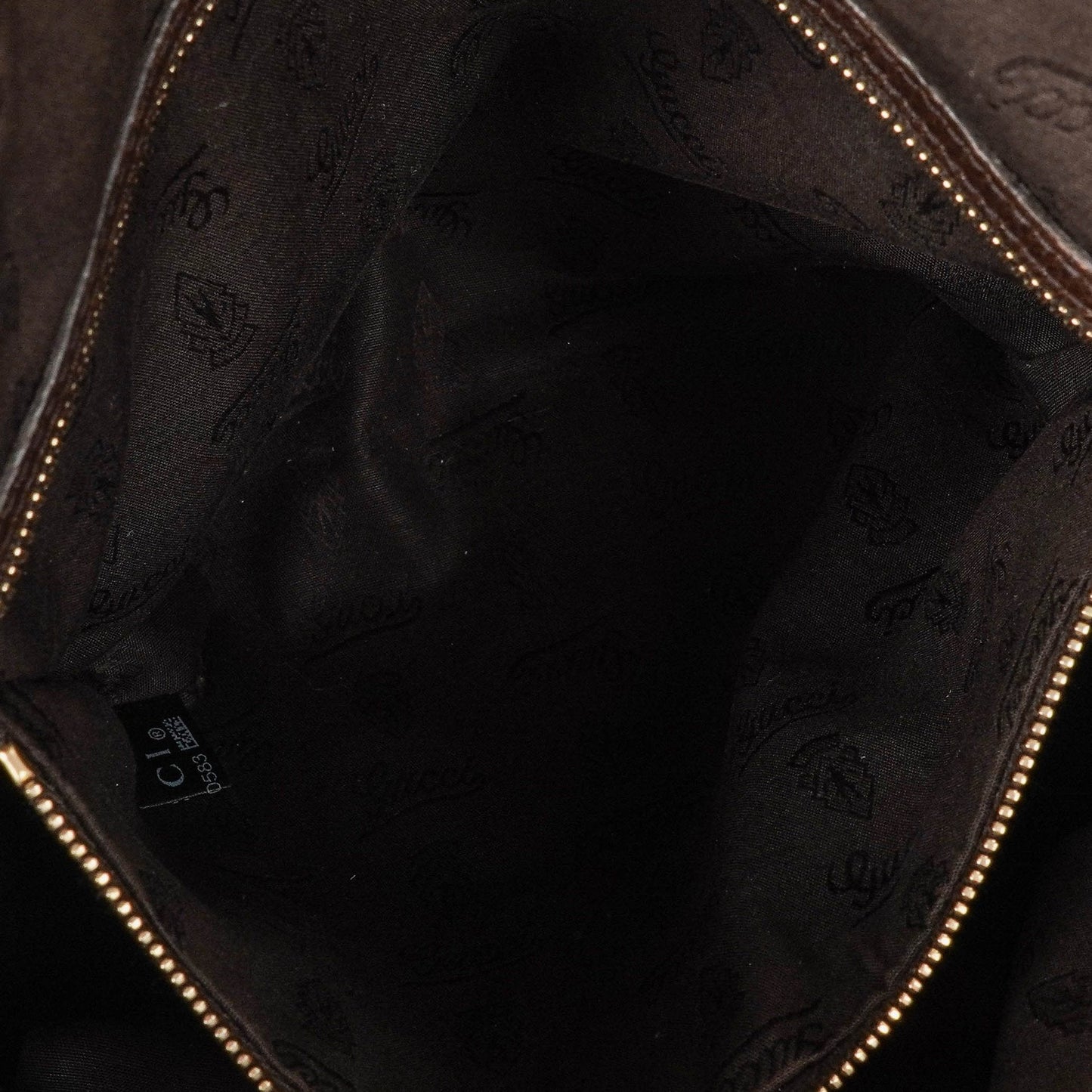 Gucci Top Handle Brown Monogram Canvas Bag