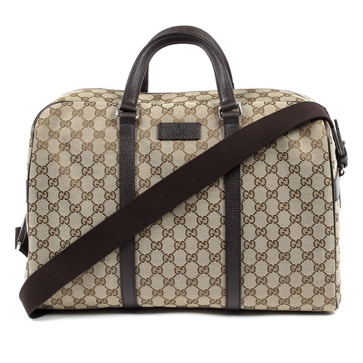 Gucci Monogram Canvas Crossbody