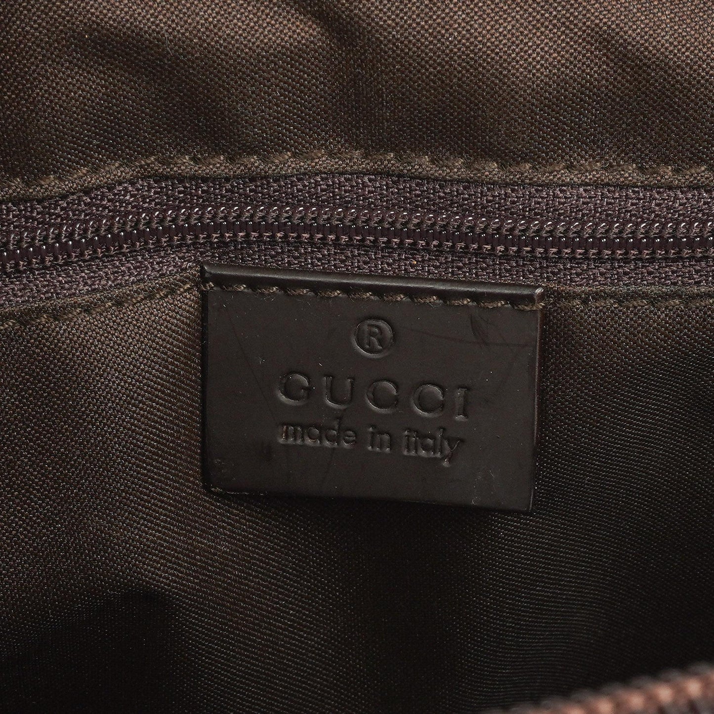 Gucci Vintage Bamboo Brown GG Canvas Tote Bag