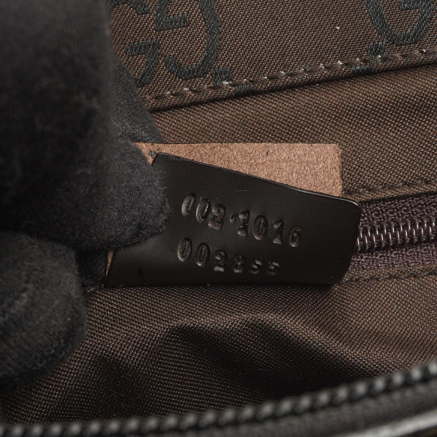 Gucci Vintage Bamboo Brown GG Canvas Tote Bag