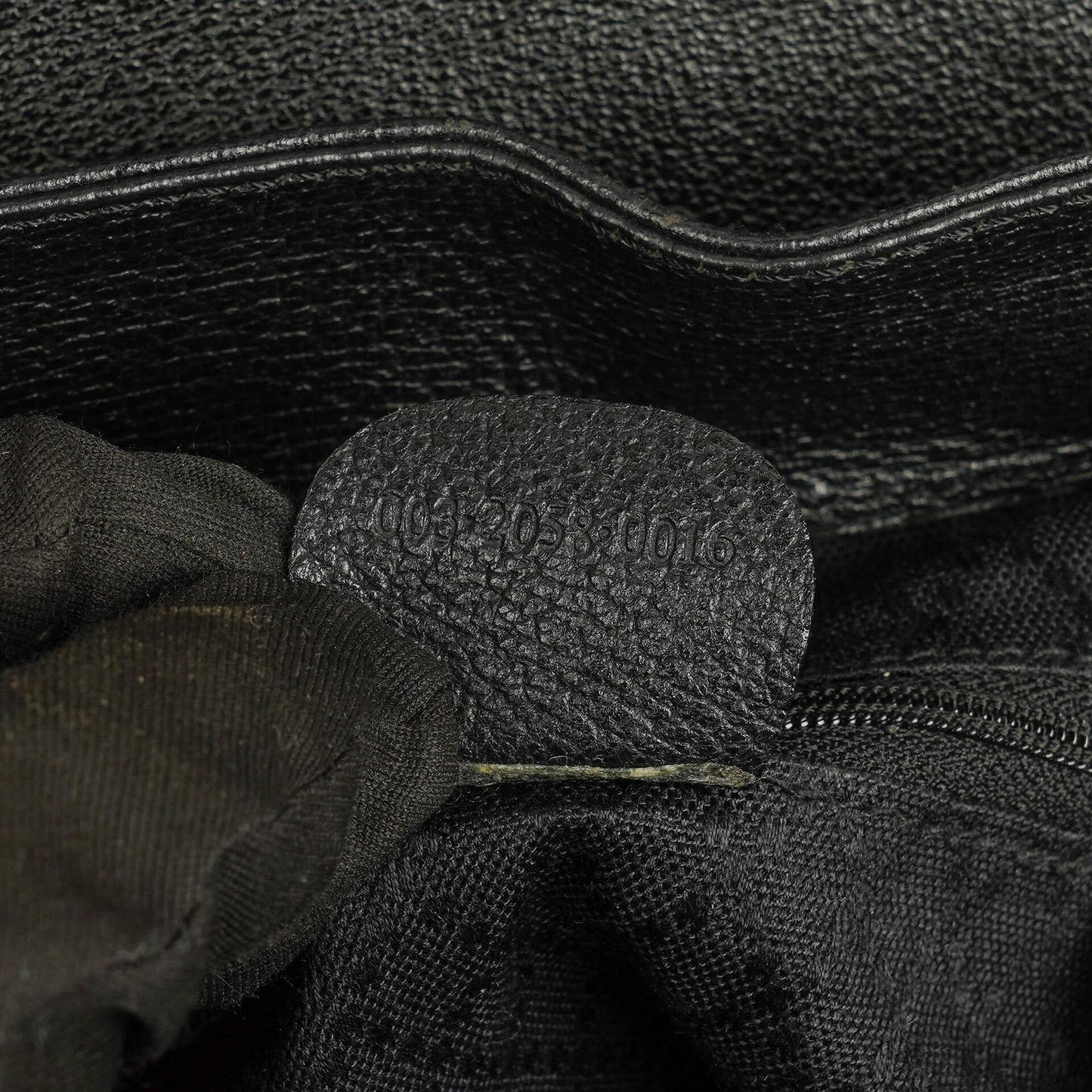 Gucci Vintage Black Suede and Bamboo Backpack