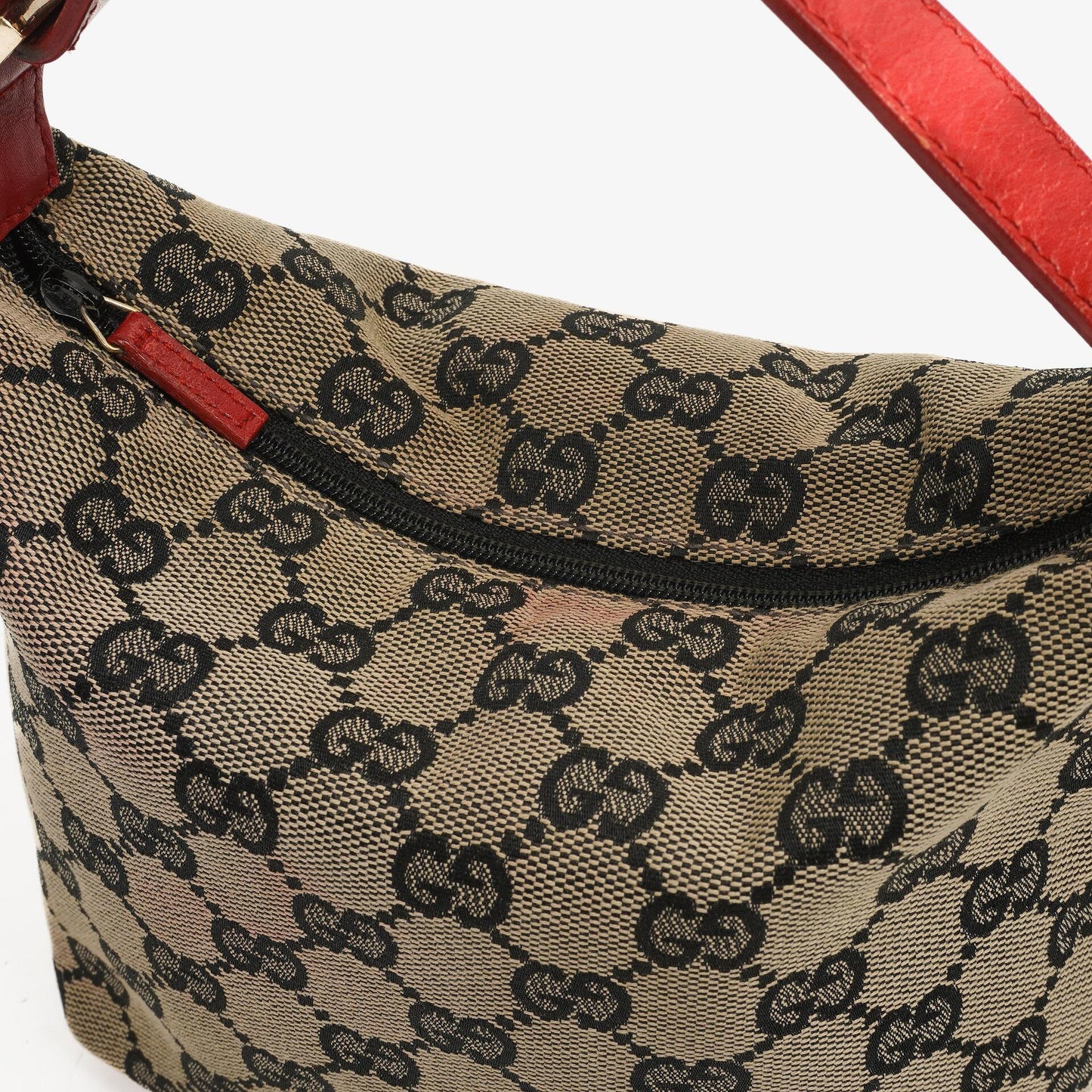 Gucci Vintage Mini Pochette GG Monogram Hobo Bag