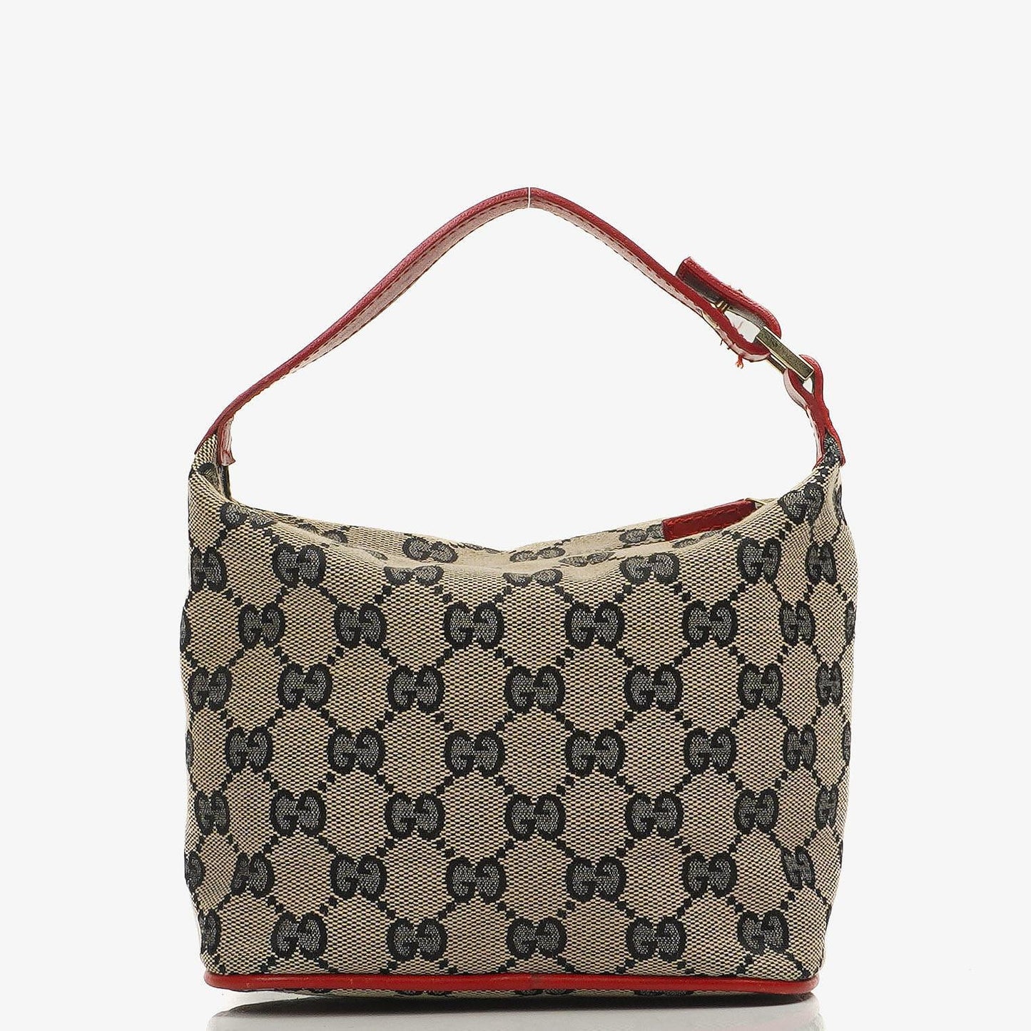 Gucci Vintage Mini Pochette GG Monogram Hobo Bag