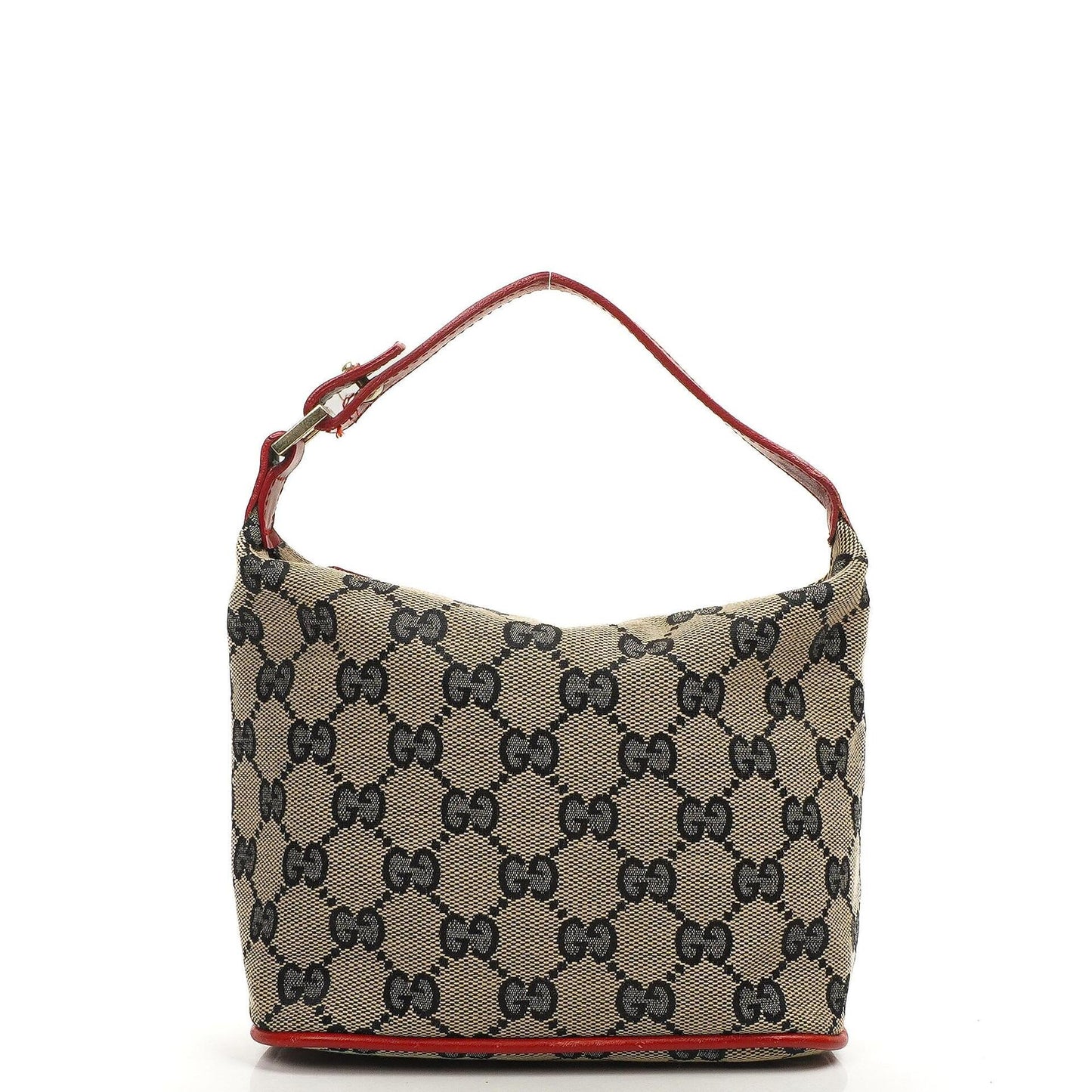 Gucci Vintage Mini Pochette GG Monogram Hobo Bag