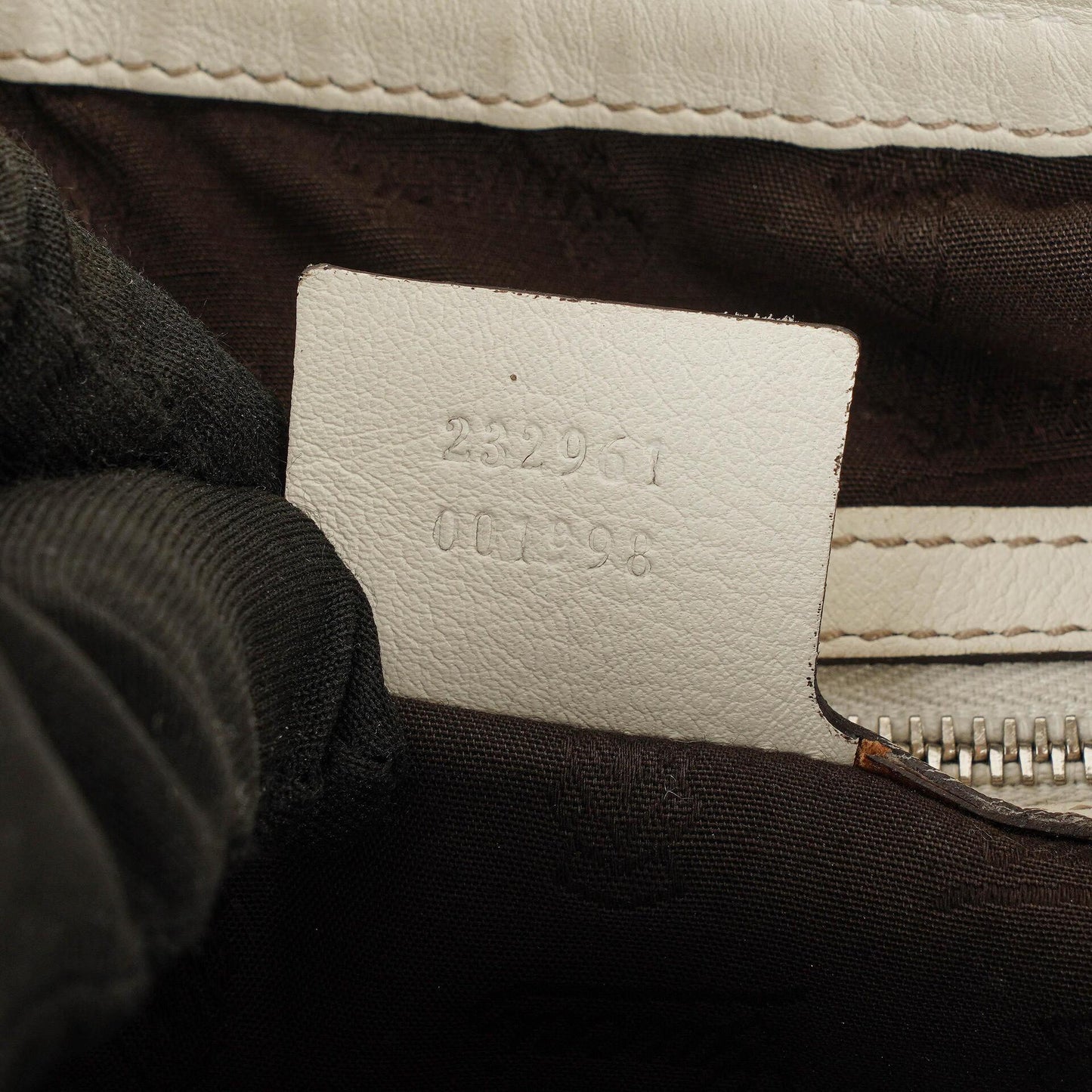 Gucci White Guccissima Leather Icon Bit Hobo Bag