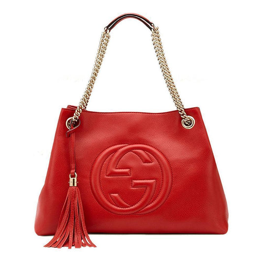 Gucci Chain Leather Tote