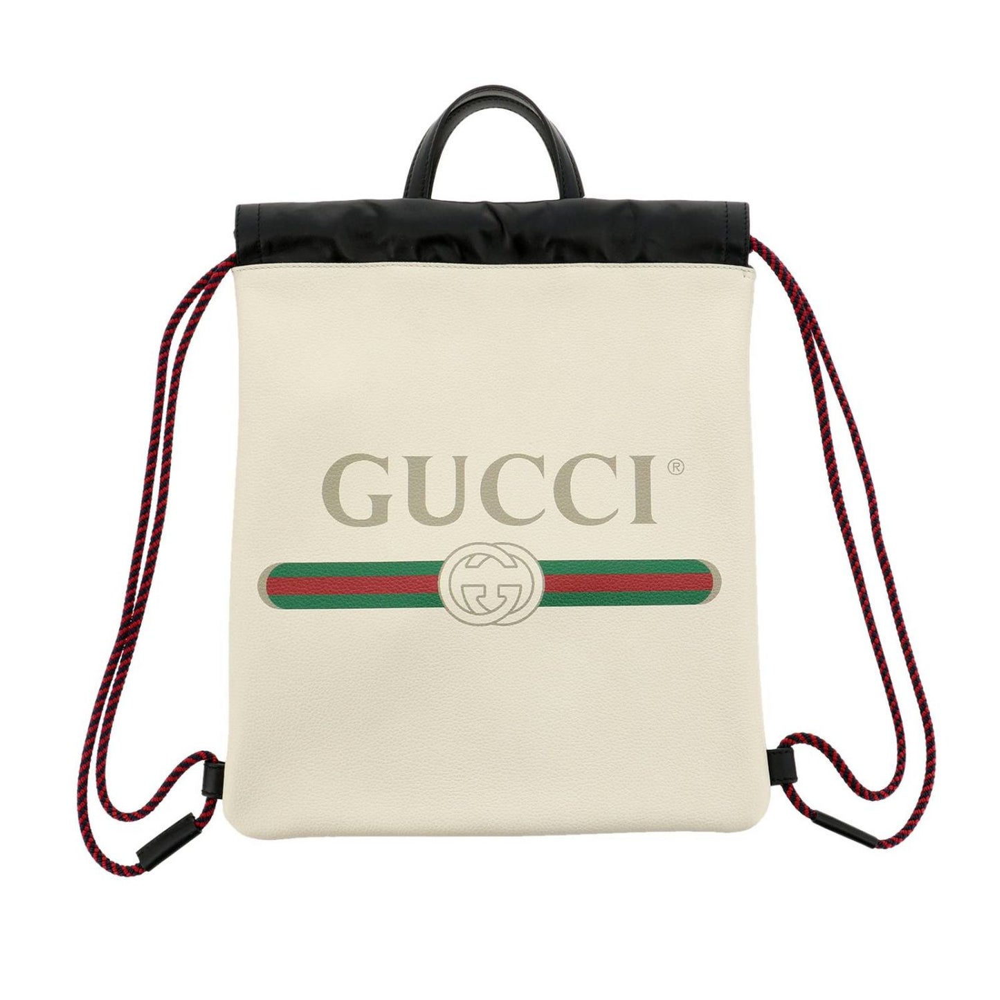 Gucci Monogram Leather Top Handle Tote