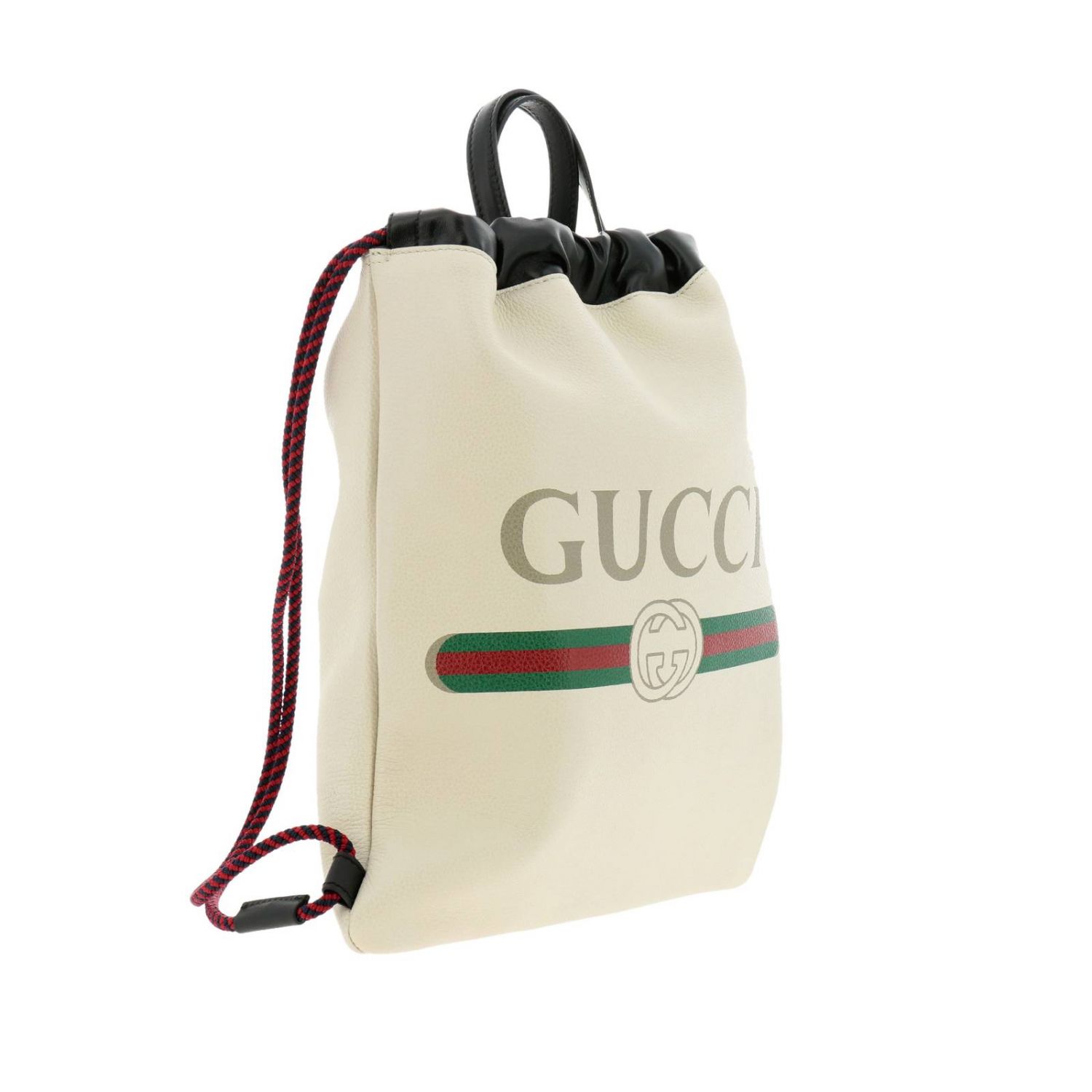 Gucci Monogram Leather Top Handle Tote