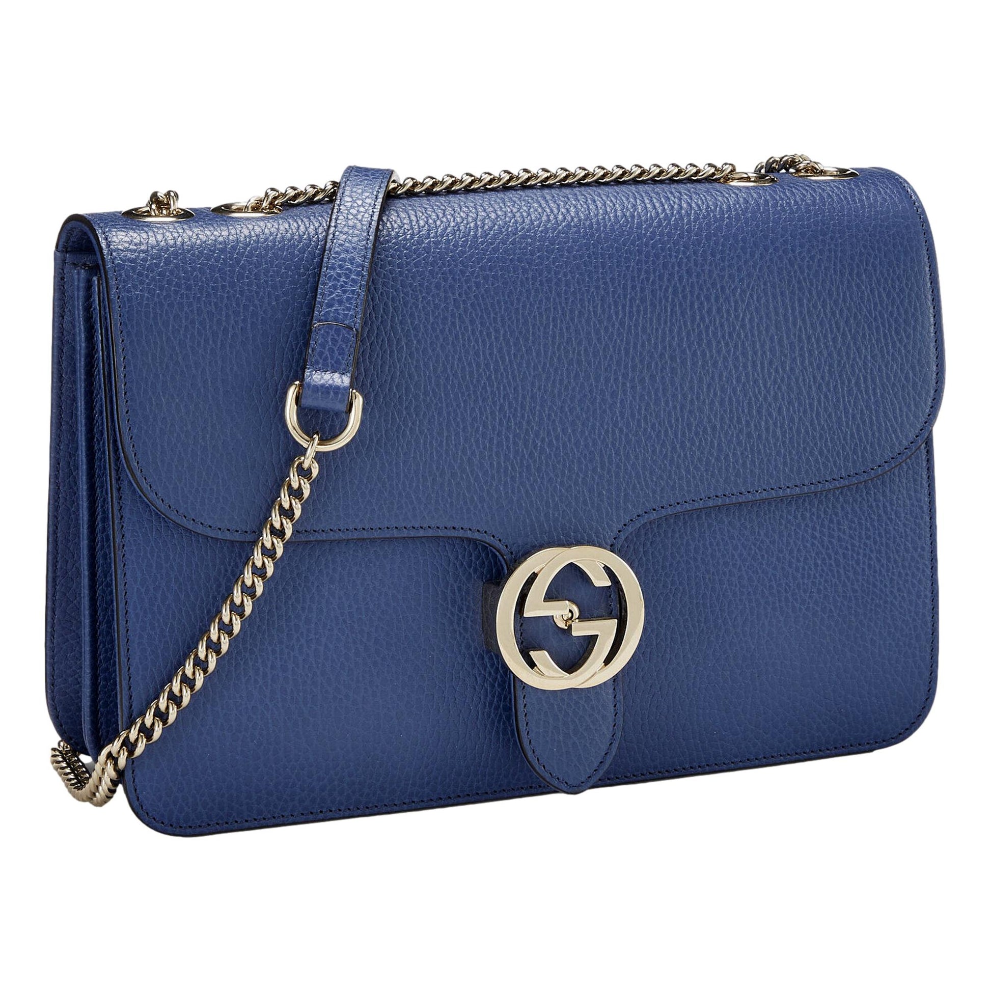 Gucci Chain Leather Shoulder Bag