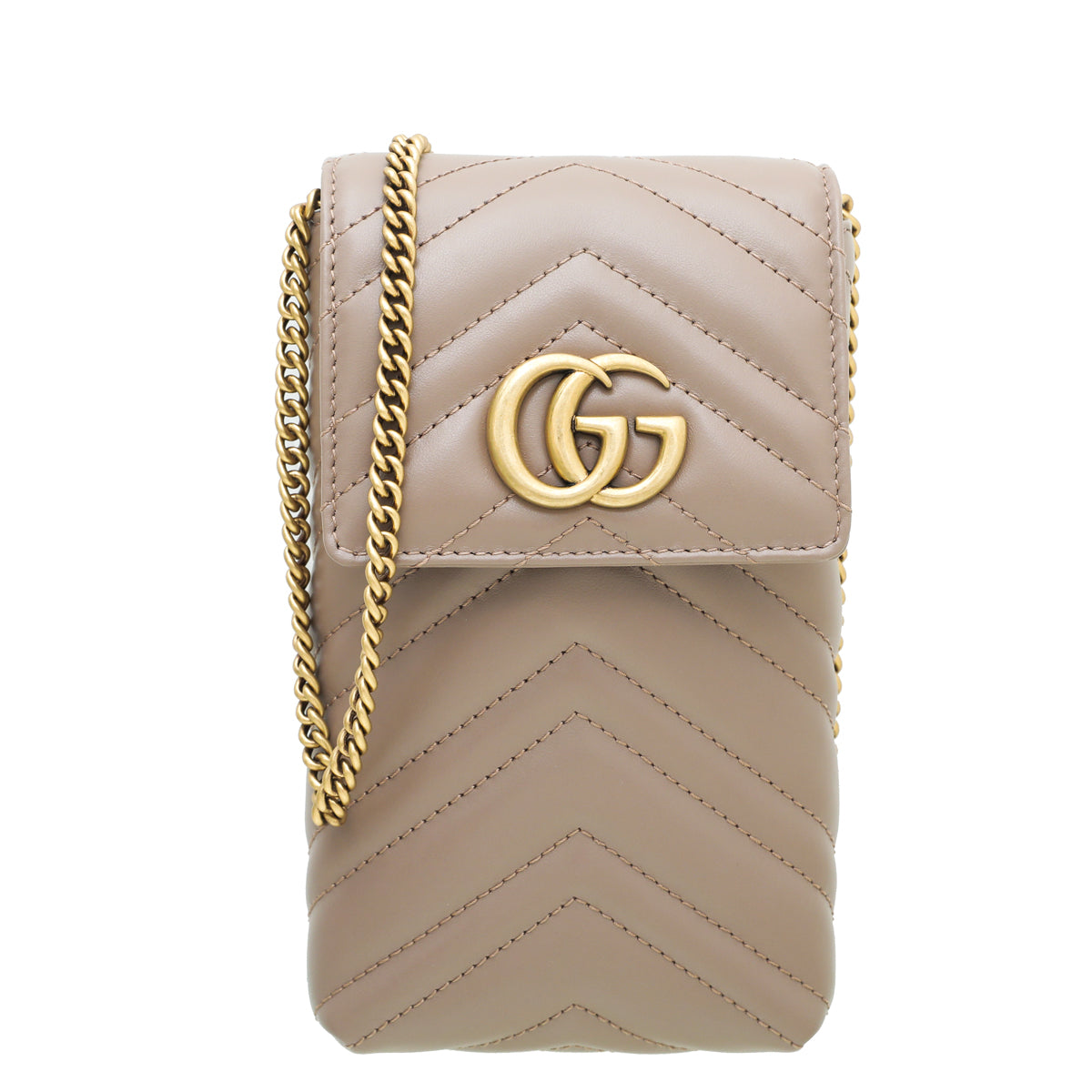 Gucci Chain Leather Shoulder Bag