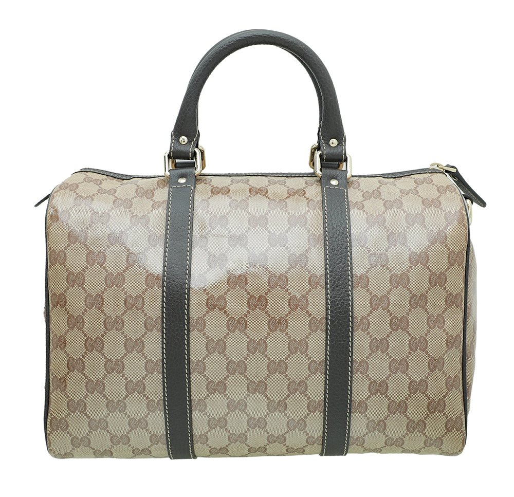 Gucci Leather Canvas Shoulder Bag