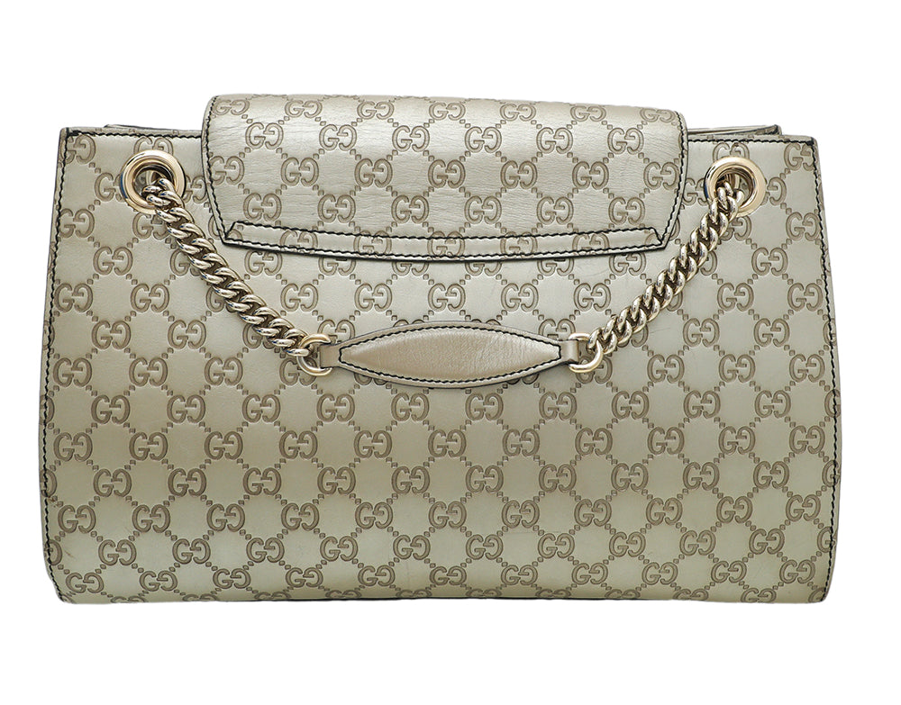 Gucci Monogram Leather Shoulder Bag