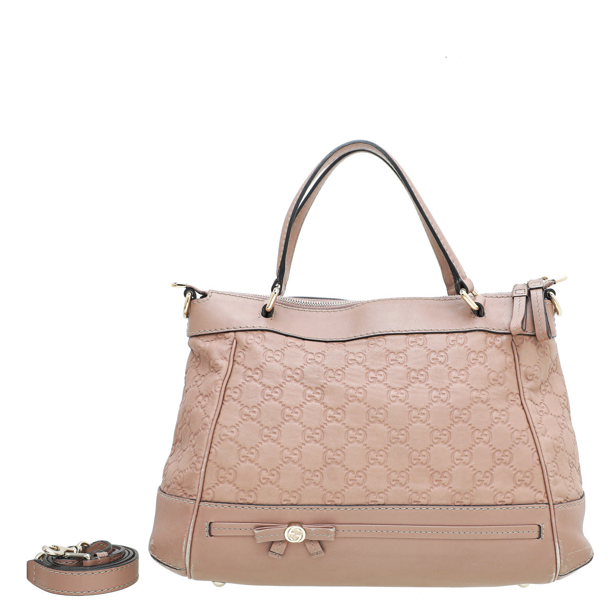 Gucci Leather Top Handle Shoulder Bag