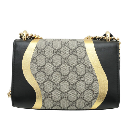 Gucci Leather Canvas Shoulder Bag