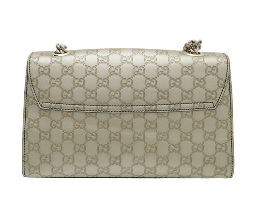 Gucci Monogram Leather Shoulder Bag