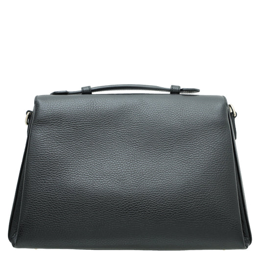 Gucci Leather Top Handle Shoulder Bag