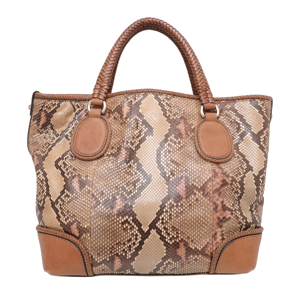 Gucci Leather Top Handle Tote
