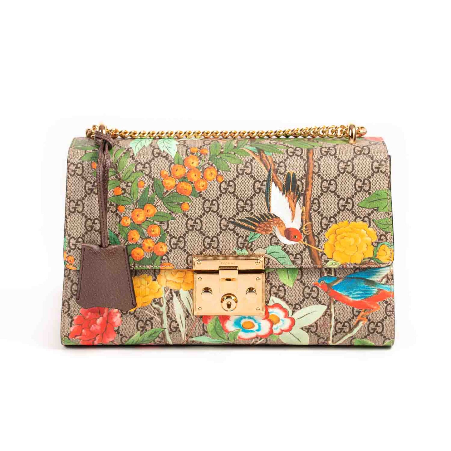 Gucci GG Supreme Leather Chain Shoulder Bag Style 2