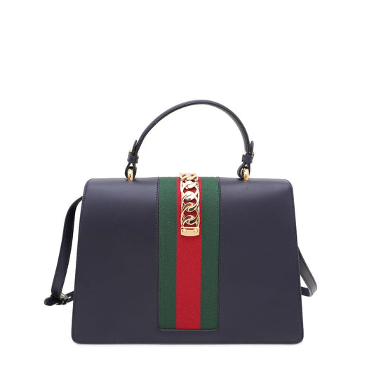 Gucci Nylon Leather Shoulder Bag