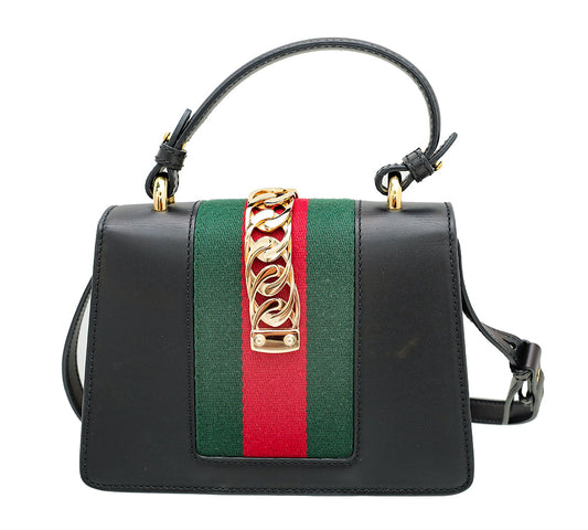 Gucci Leather Top Handle Shoulder Bag
