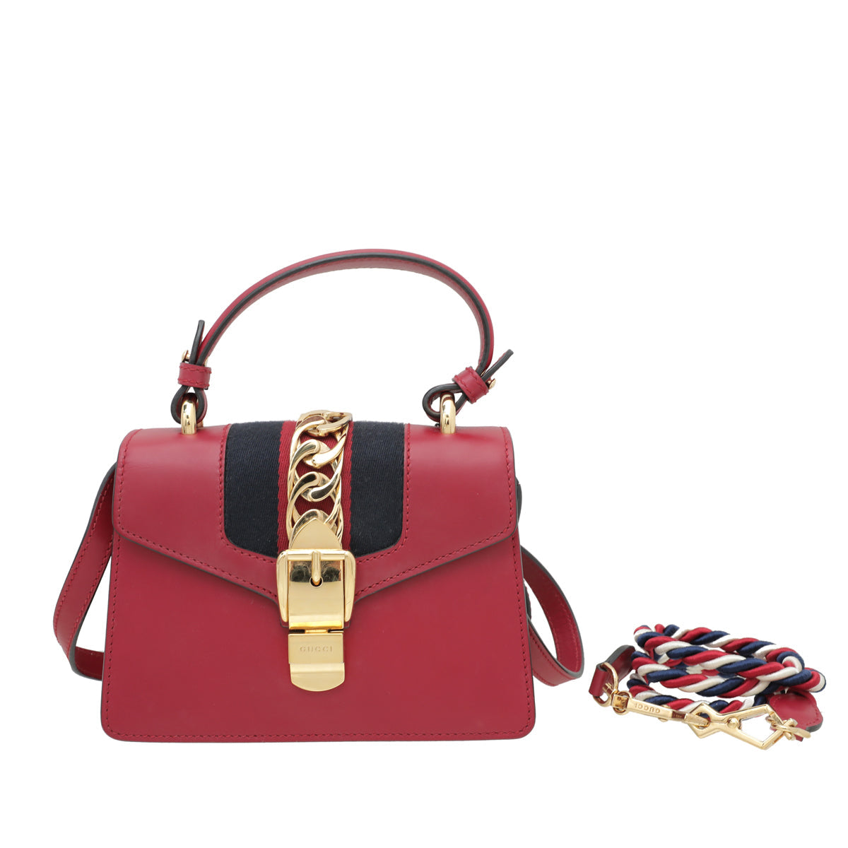 Gucci Leather Mini Shoulder Bag