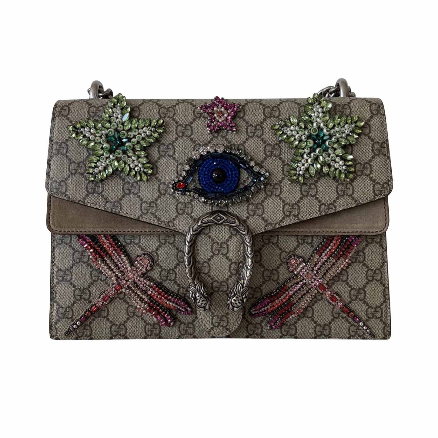 Gucci Dionysus Canvas Chain Handbag